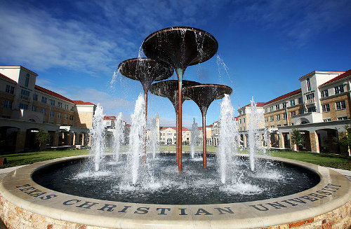 Frog Fountain at TCU Picture